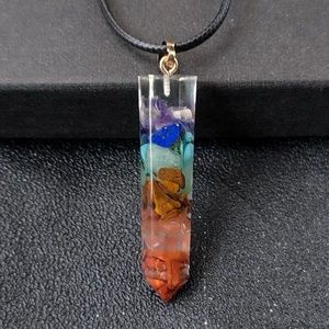 Orgonite 7 Chakra Pendant Necklace